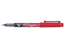 Pilot Sign Pen - Red