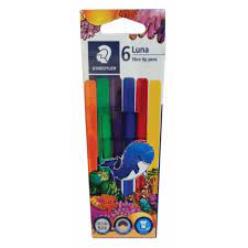 Staedtler Luna Fibre Tipped Pen x6