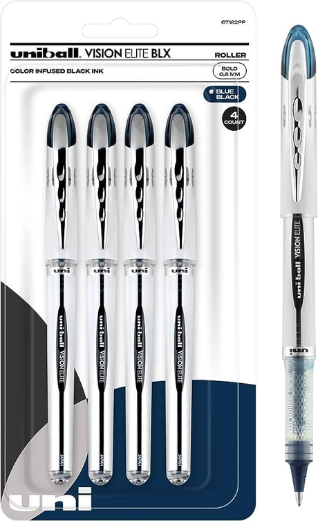 Uni-Ball Vision Elite Waterproof Pen 0.8 mm x4