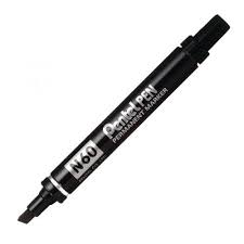 Pentel Permanent Marker Chisel Tip - Black