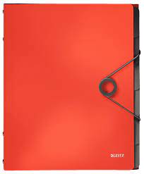 Leitz Divider Book Solid - Red