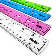 Helix Ring Binder Ruler Mix