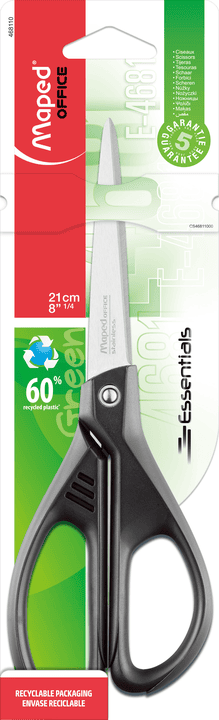 Maped Scissors Essentials Green Asymmetrical 21 cm