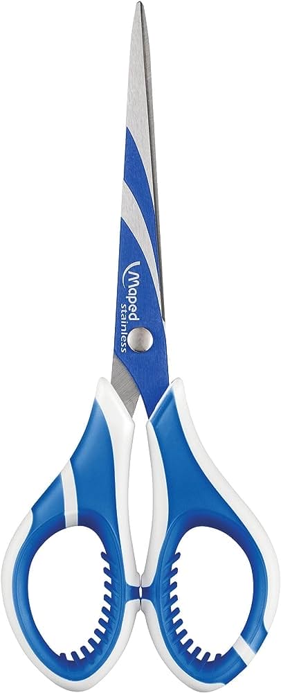 Maped Scissors Zenoa Fit Asymmetrical Bimat 17 cm