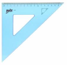 Helix Set Square 26 cm 45 Degree