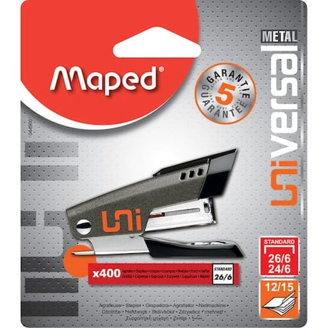 Maped Stapler Universal Metal Mini 26/6 + 400 Staples