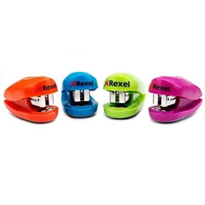 Rexel Buddy Mini Stapler - Assorted