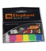 Elephant Sticky Note Page Mark Pastel