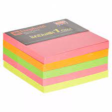 Elephant Sticky Note Standard 1 x 3 Pastel Neon Orange, Green, Pink