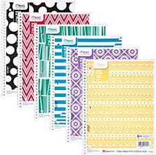 Mead Commodity Fashion Wide Ruled 1 Subject Note Book - 90 Sheets