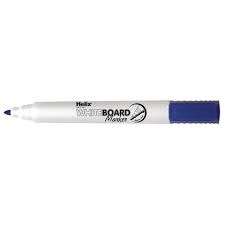 Helix Drywipe Whiteboard Marker Pen Bullet Tip - Blue