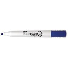 Helix Drywipe Whiteboard Marker Pen Chisel Tip - Blue