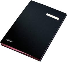 Esselte Signature Book 20 Tabs Black