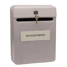 Helix Post Suggestion Box - Grey