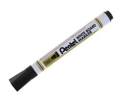 Pentel White Board Marker Bullet Tip - Black