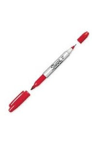 Pentel Permanent Marker Twin Tip - Red