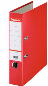 Polypropylene Lever Arch File Foolscap 3 Inches No.1204 - Red