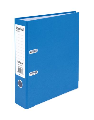 Polypropylene Lever Arch File Foolscap 3 No.1204 - Blue