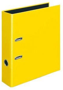 Polypropylene Lever Arch File Foolscap 3 Inches No.1204 - Yellow