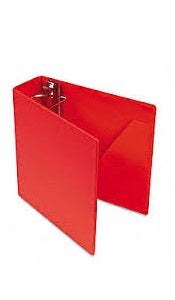 Polypropylene Deluxe Ring Binder 315 x 570 mm - Red