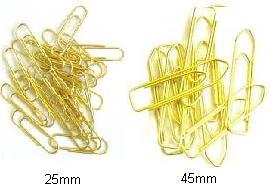 Helix Brass Paper Clips - x100