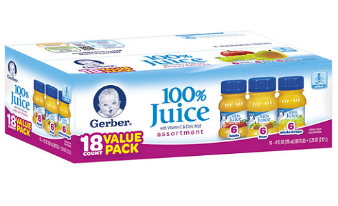 Gerber Juice Variety Pack x18