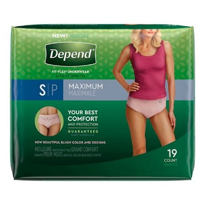 Depend Fit-Flex Women's Underwear S/P Maximum