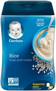 Gerber Rice Cereal Single Grain 454 g