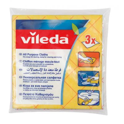 Vileda All Purpose Cloths x3