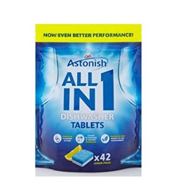 Astonish All in 1 Lemon Dishwasher Tablets 20 g x42