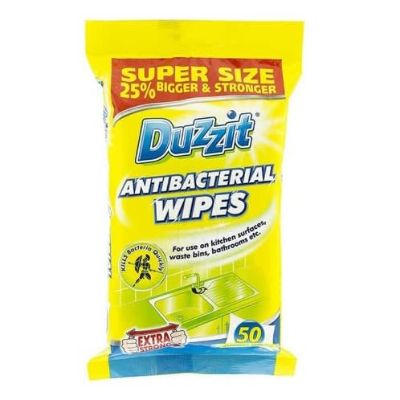 Duzzit Anti-Bacterial Wipes x50