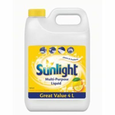 Sunlight Lemon Multi-Purpose Washing Liquid 4 L