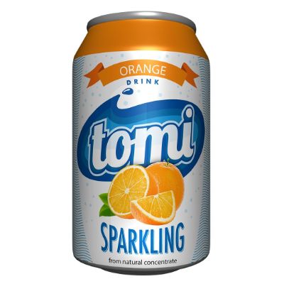 Tomi Orange Sparkling Drink Can 33 cl