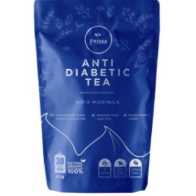 Friska Anti Diabetic Tea With Moringa 100 g x30