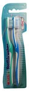 Spar Medium Toothbrush x2