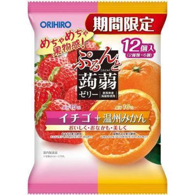 Onihiro Strawberry & Orange Konjac Jelly 240 g