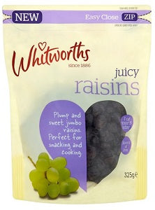 Whitworths Juicy Raisins 325 g