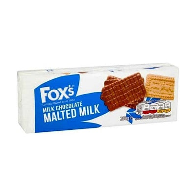 Fox's Malted Milk Chocolate Biscuit 250 g