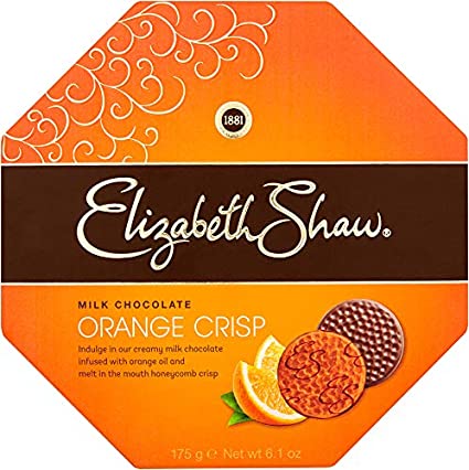 Elizabeth Shaw Orange Crisp Milk Chocolate 176 g