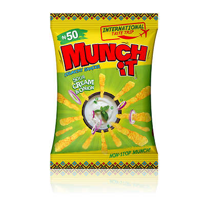 Munch It Sour Cream & Onion Snack 40 g