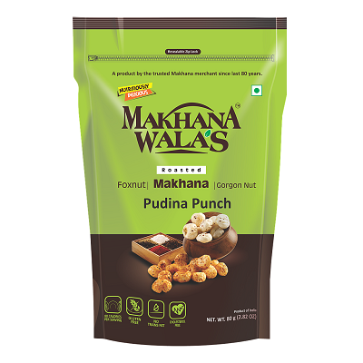 Makhana Walas Pudina Punch Roasted Nut 60 g