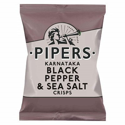 Pipers Potato Crisps Karnataka Black Pepper Sea Salt 150 g