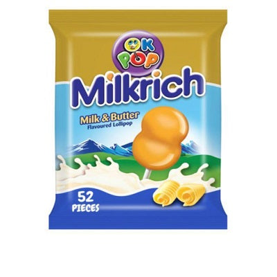 OK Pop Milk Rich Creamy Candy 180 g