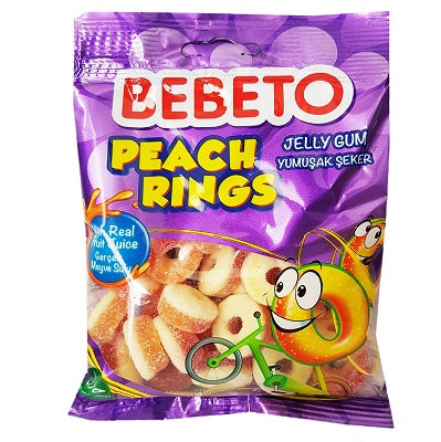 Bebeto Peach Rings 80 g