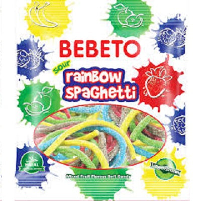 Bebeto Sour Rainbow Spaghetti 80 g