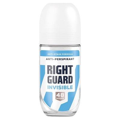 Right Guard Deodorant Roll On Total Defence 5 Invisible Anti-Stain 50 ml