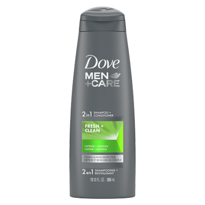 Dove Men Care Fresh Clean 2 in 1 Fortifying Shampoo & Conditioner 400 ml