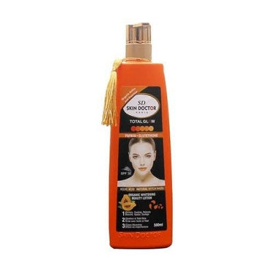 Skin Doctor Whitening Lotion Total Glow Papaya & Glutathione 500 ml