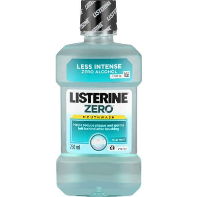 Listerine Mouthwash Zero Mild Mint 250 ml