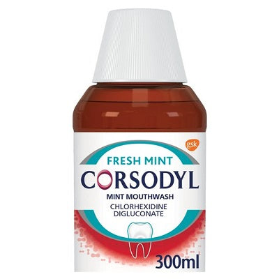 Corsodyl Fresh Mint Mouthwash 300 ml